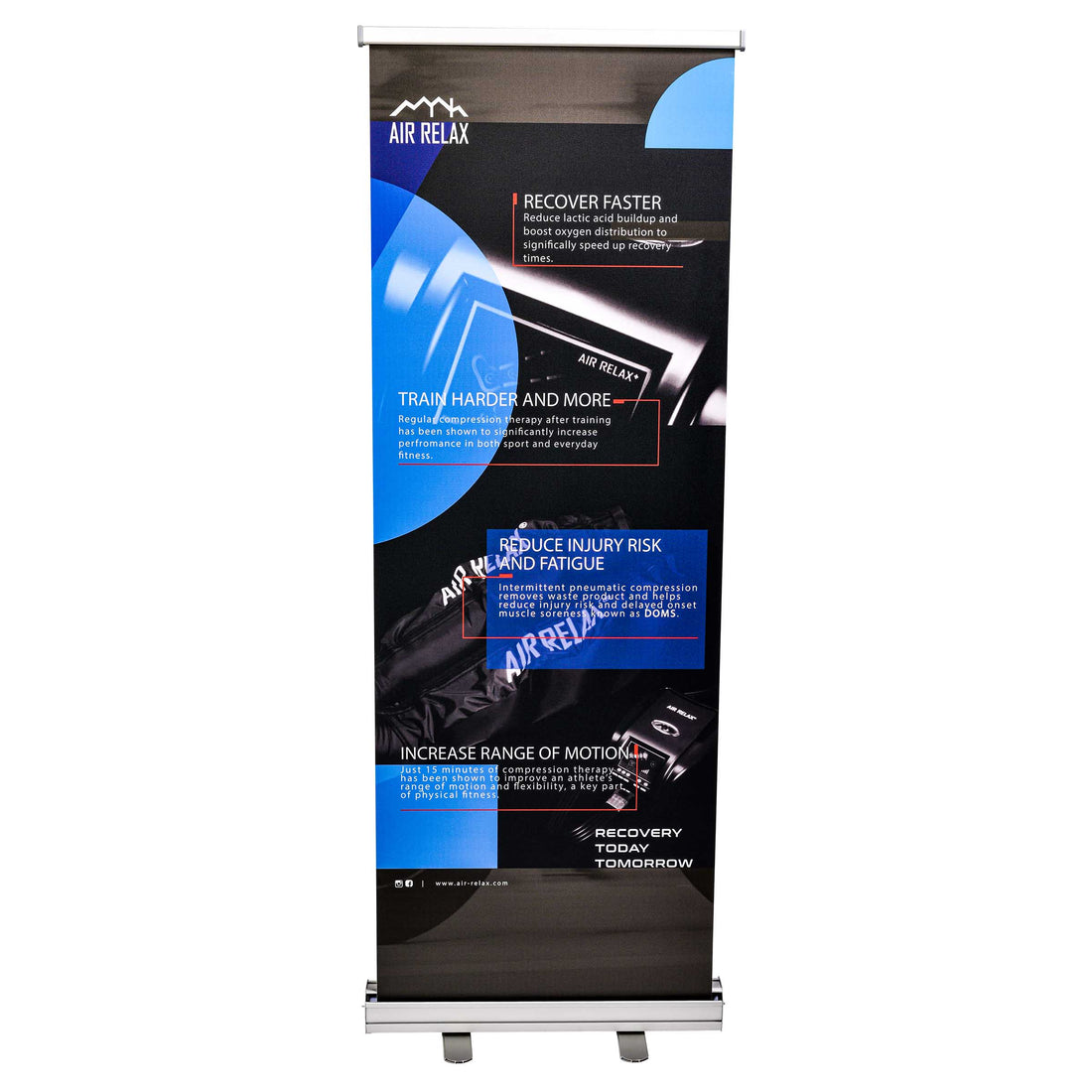 RETRACTABLE AIR RELAX BANNER