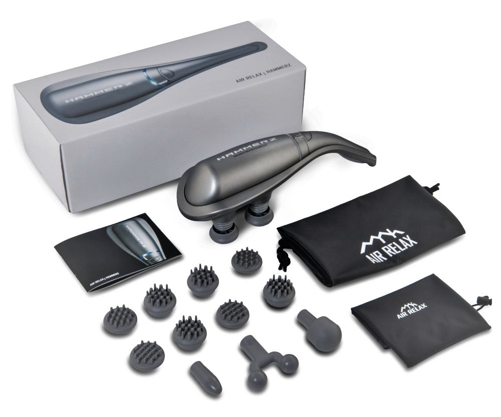 HAMMERZ MASSAGE DEVICE WITH TRIPLANAR VIBRATION TECHNOLOGY HAMMERZ MASSAGE DEVICE WITH TRIPLANAR VIBRATION TECHNOLOGY